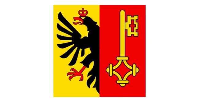Schweiz-Kanton-Genf-Flagge