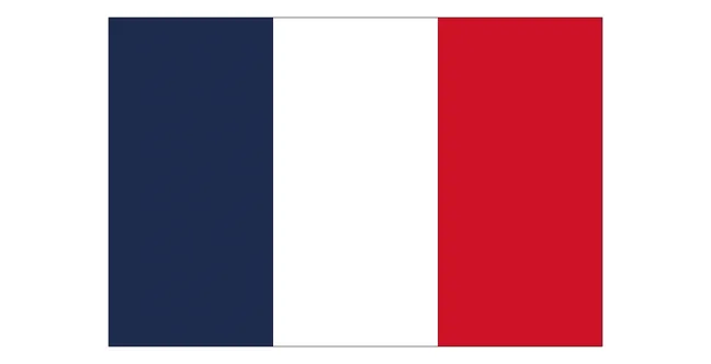 Schweiz-nach-Frankreich-Flagge