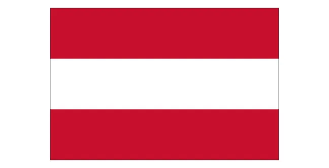 Schweiz-nach-Österreich-Flagge